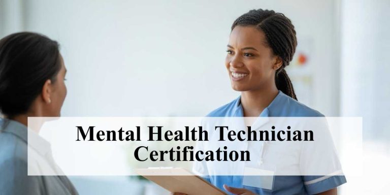 Mental Health Technician Certification